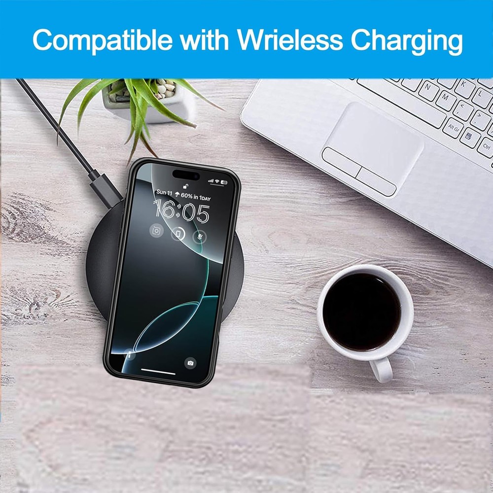 Battery Case for iPhone 16 Pro Max, Upgraded 16 Black