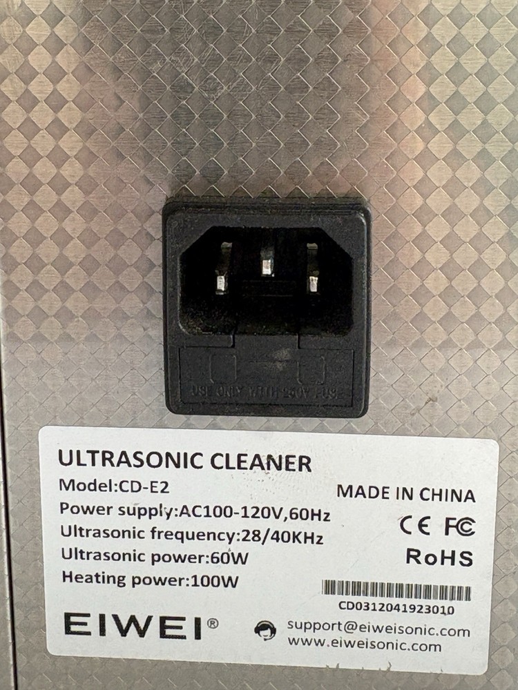 EIWEI ULTRASONIC CLEANER CD-E2
