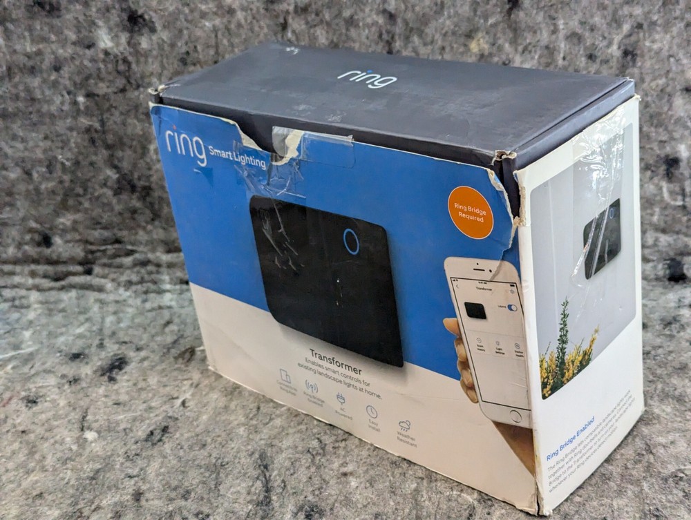 🔥New/Open Box🔥 Ring Smart Lighting - Low Voltage Lighting Transformer Black