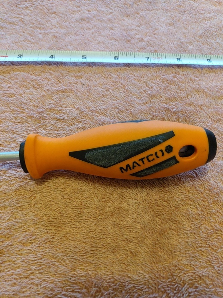 Matco Tools Slotted Screwdriver Orange New