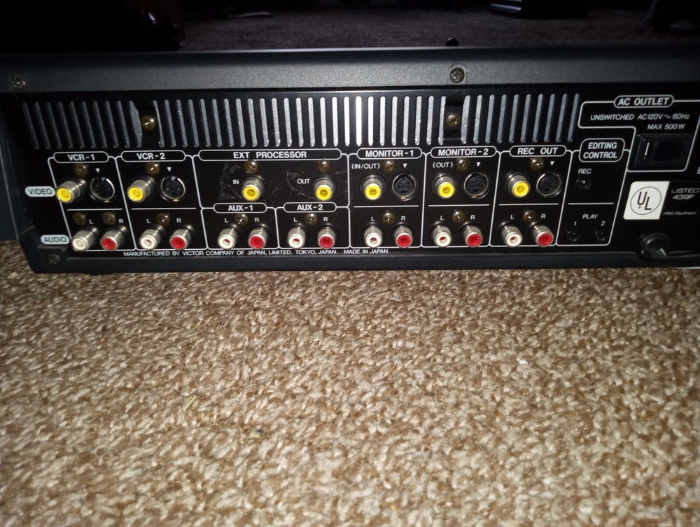 JVC JX-SV55 Video Editing Processor