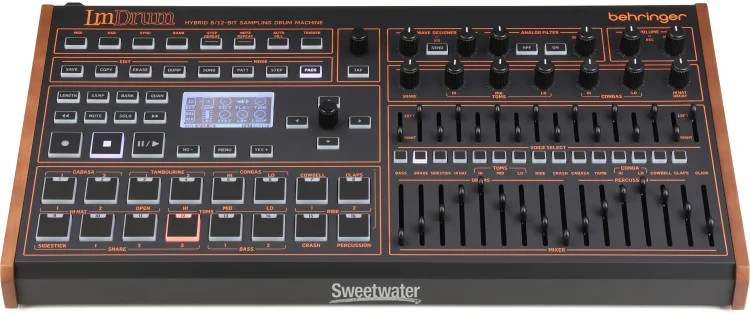 Behringer LmDrum Hybrid Sampling Drum Machine