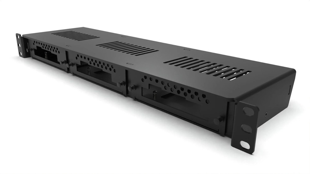1U rack mount Pro Enclosed 3x Jetson - FRONT REMOVABLE