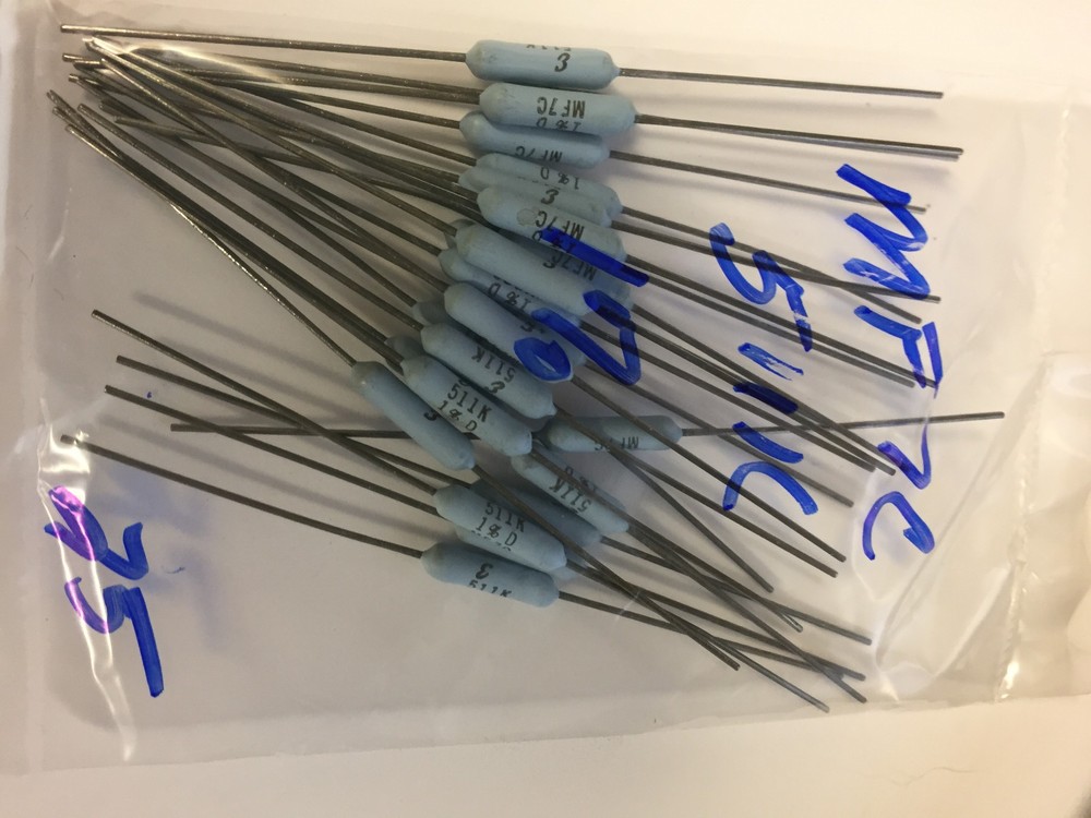 MF7C 511 K 1% RESISTORS 25 PCS NOS