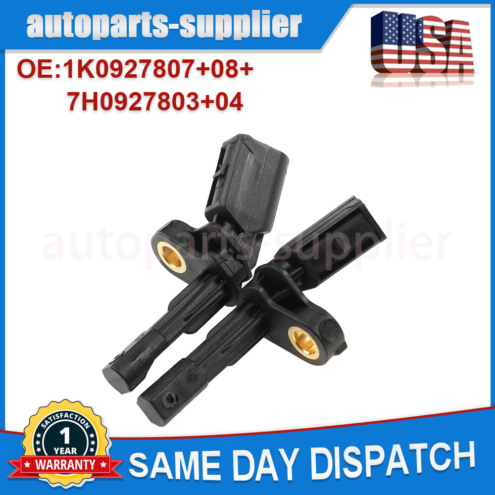 4 Front Rear Left & Right ABS Wheel Speed Sensor For Audi Volkswagen