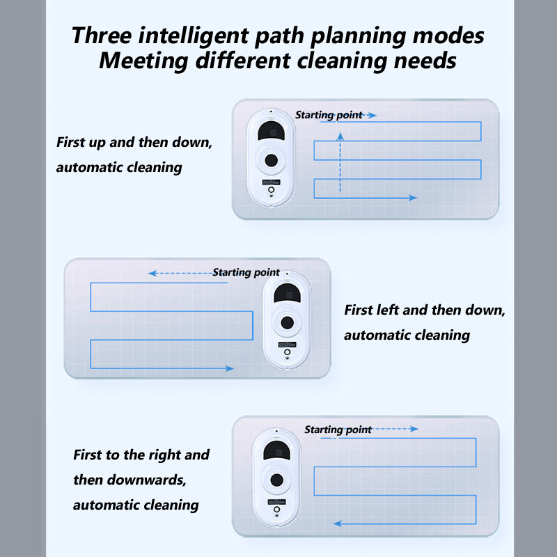 220V/110V Window Cleaning Machine Automatic Remote Control Smart Robot Cleaner