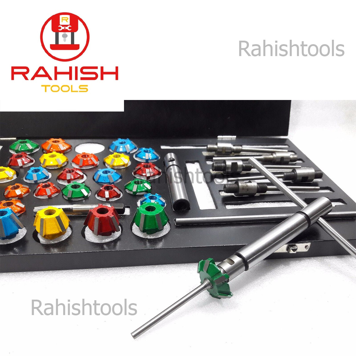 New Valve Job Seat Cutter Set Carbide Tipped For Motorcycles 3 Angle USA ACTOOLS