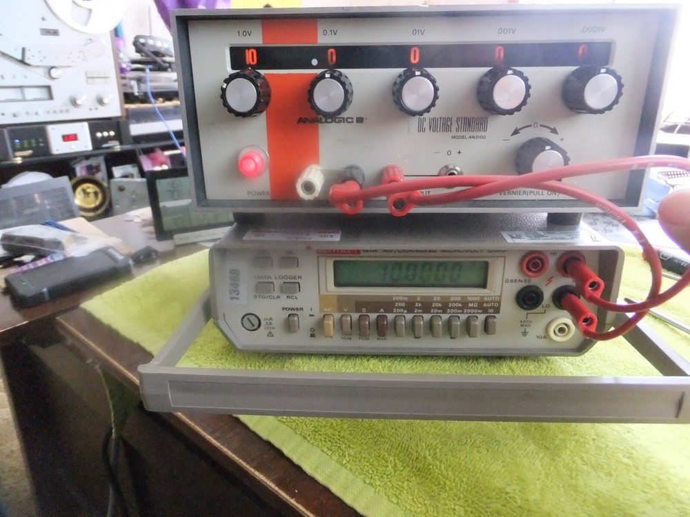 Analogic AN-3100 DC Voltage Standard +/- 11.111 VDC