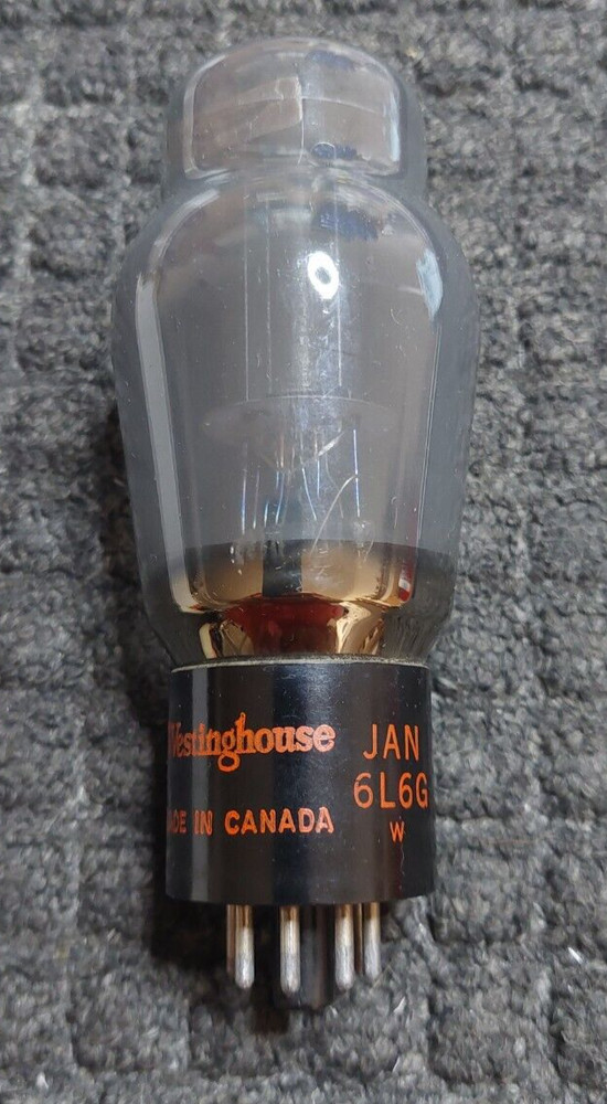 Vintage NOS 6L6G JAN Westinghouse vacuum tube