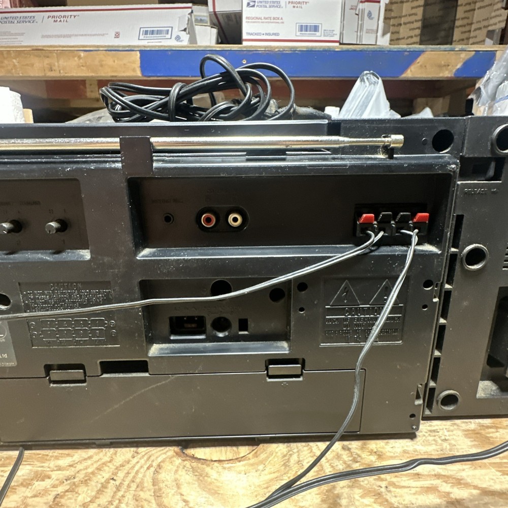 Panasonic RX-CW43 Dual Auto Reverse Stereo Cassette Record READ