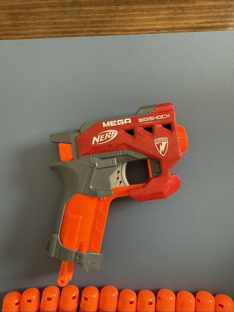 Nerf N-Strike Mega BigShock Blaster Tested Working