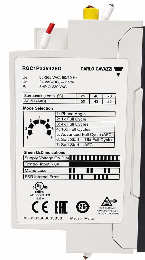 Carlo Gavazzi Single phase solid state controller RGC1P23V42ED