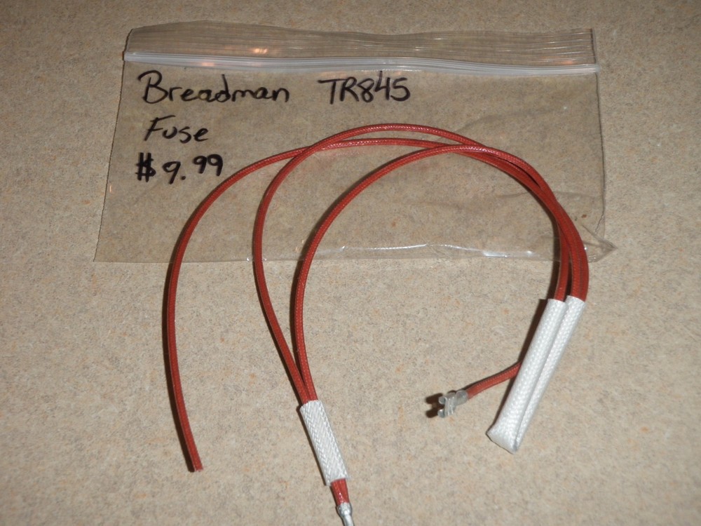 Thermal Fuse Assembly for Breadman Bread Maker Machine Model TR845 only