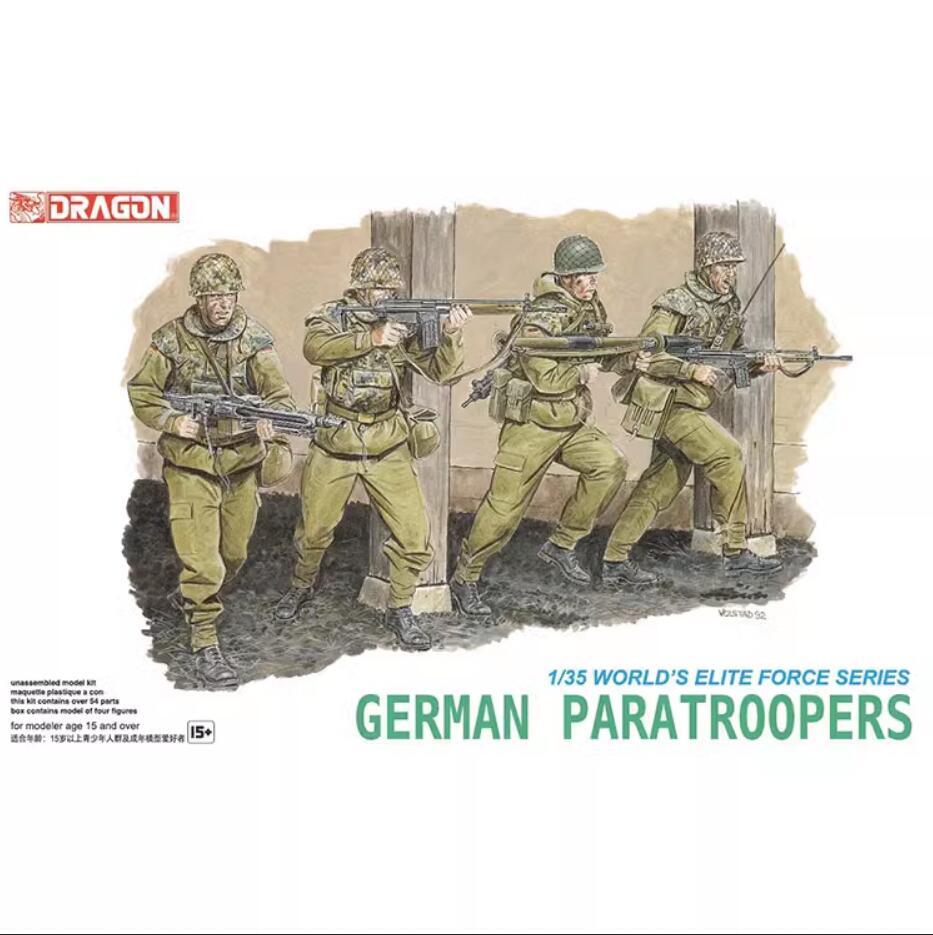 Dragon 3021 1/35 German Paratroopers Plastic Model Kit