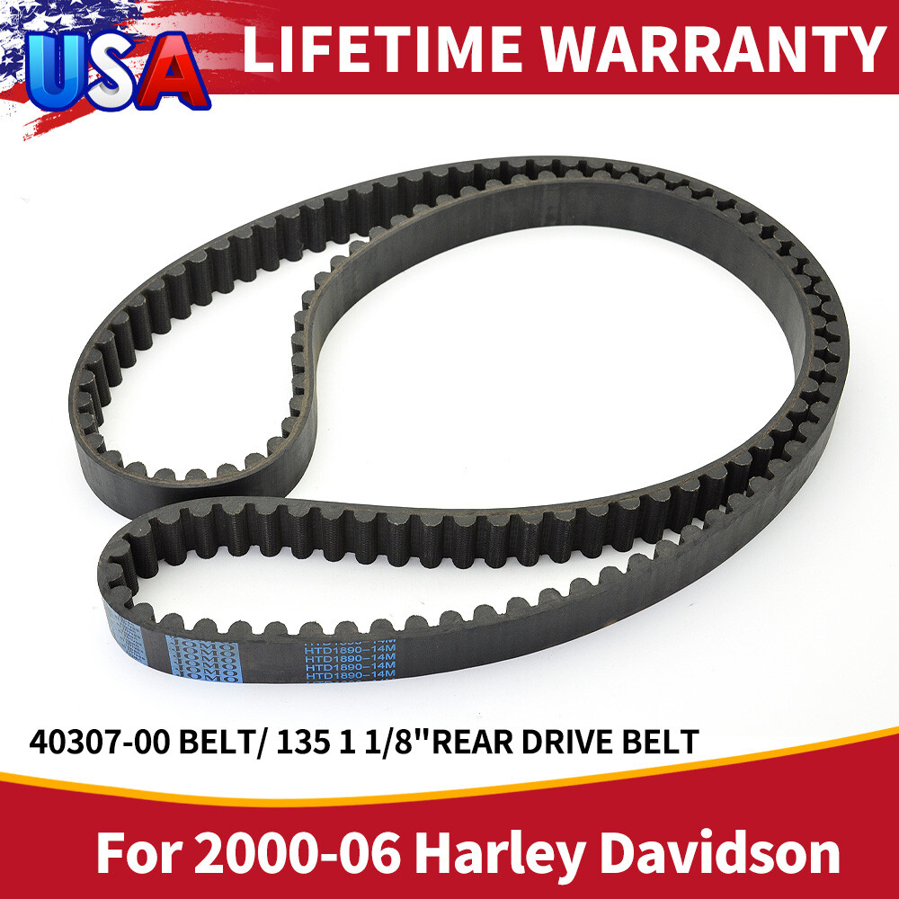 ✅✅135 Tooth 1-1/8" Rear Drive Belt 40307-00 for Harley Flst Fatboy Deluxe & Fxst