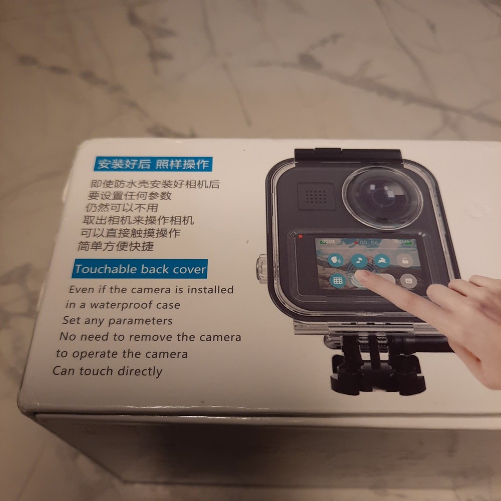 GoPro MAX 20M Deep Touch Waterproof Case for Underwater