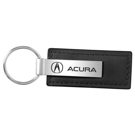 AU-TOMOTIVE GOLD, INC. Officially Licensed Rectangular Leather Key Chain for