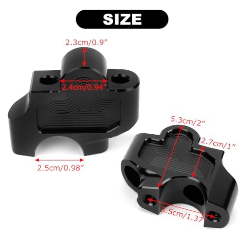 Motorcycle Handlebar Risers, CNC Handle Bar Risers, Motorcycle Risers,