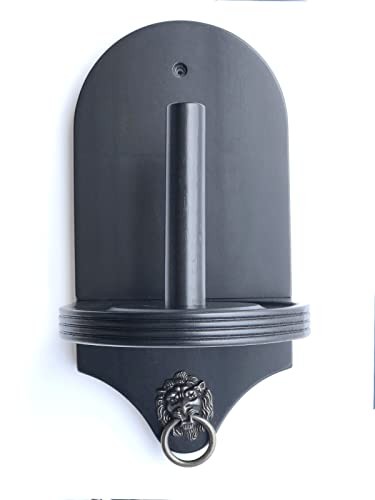 Billiard/Pool Accessory: Pool Table Cone Chalk Holder, Made of Solid Wood Black