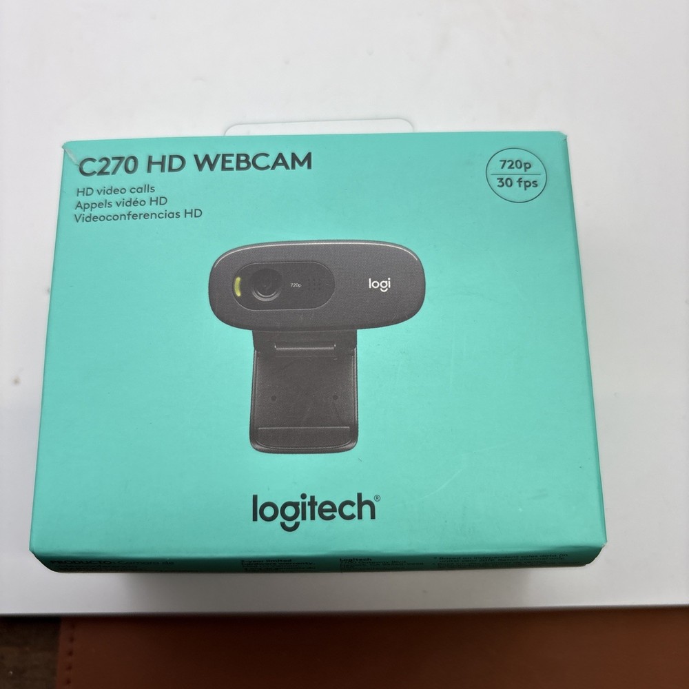 NOB-Logitech C270 Web Camera -Widescreen HD Video Calling-Noise-Reducing Mic