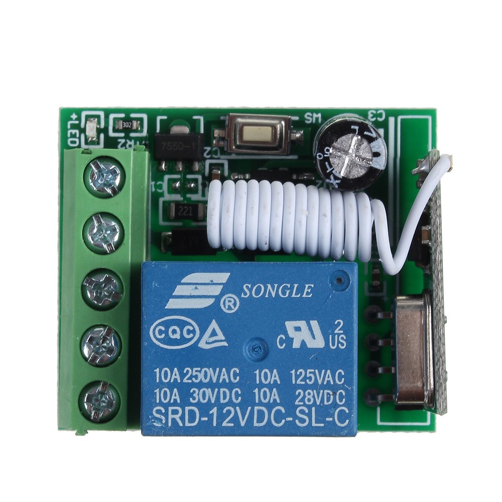 Door Access Control System Electric Magnetic Lock w/ 2 Wireless Remote Controls