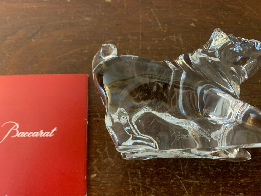 Baccarat Crystal Pug Dog