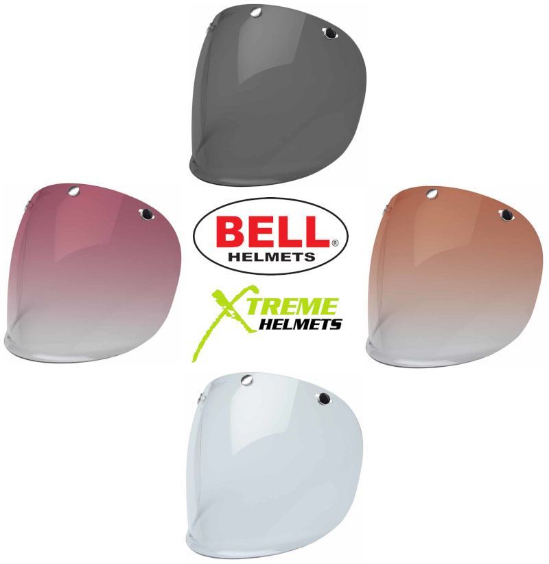 Bell 3 Snap Shield Universal Replacement for Custom 500 Helmet Fits XS-2XL