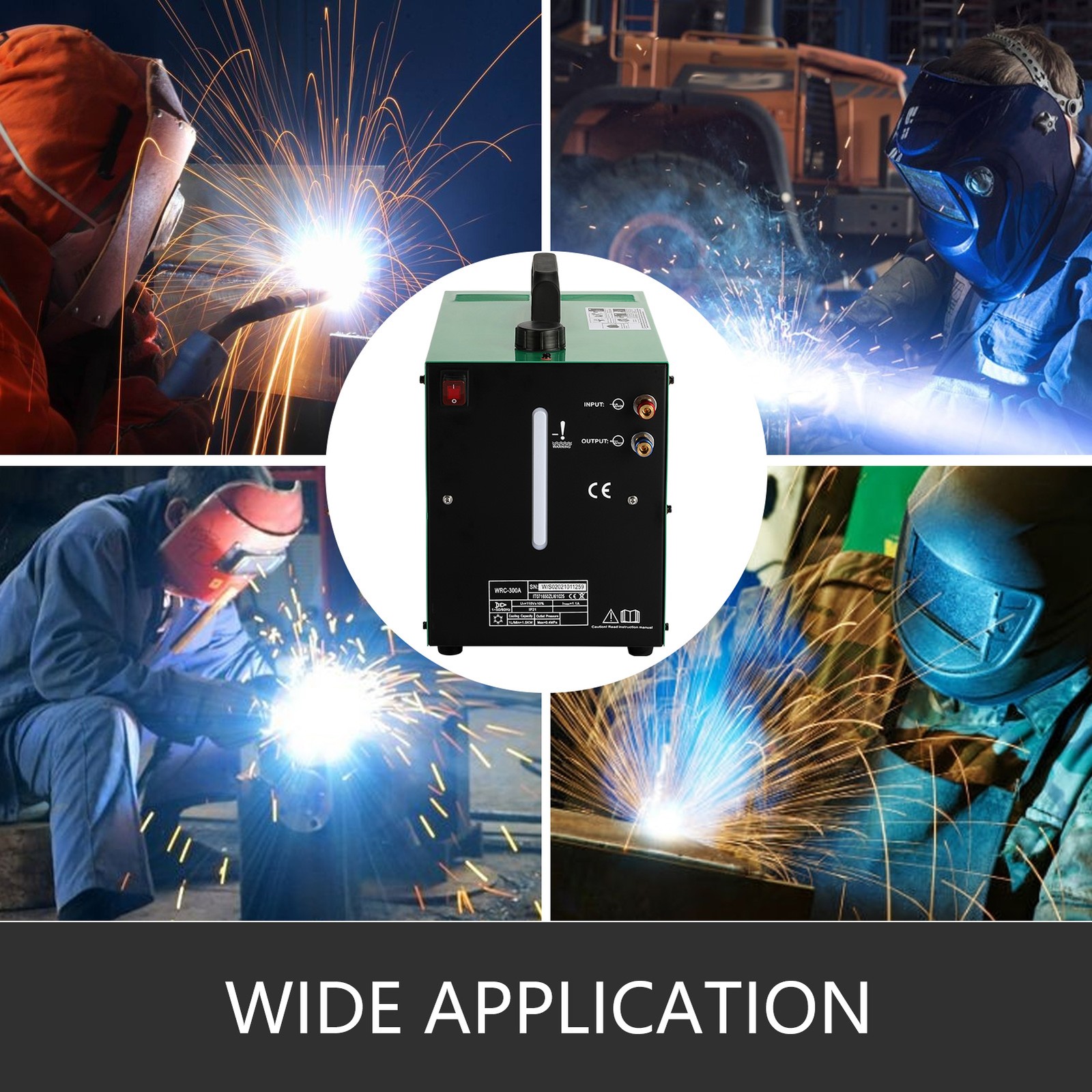 MIG TIG Welder Water Cooler Universal Water Chiller Cooler 370W Tig Torch 10L