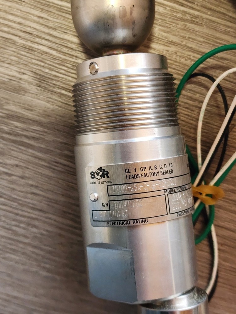 SOR Level Switch 1510B-G5A-C-W9-ES-CSCV Float Level Switch 110v