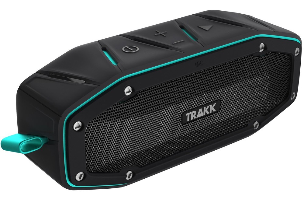 TRAKK BULLET Waterproof Bluetooth Speaker Featuring Next Generation MaxBass -