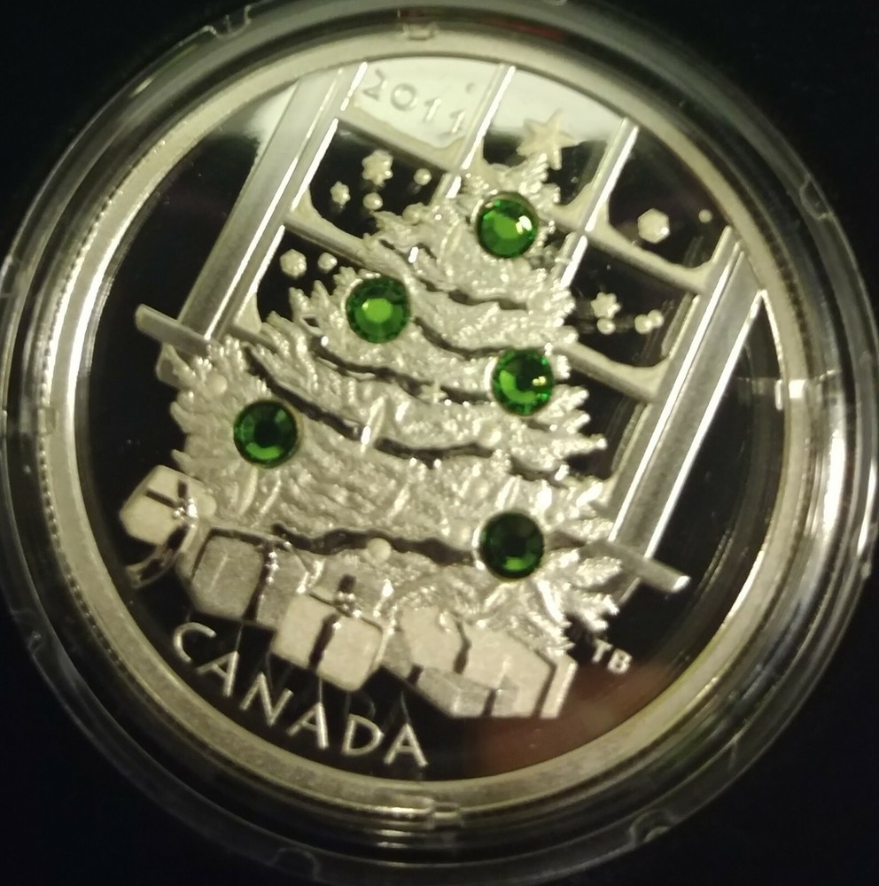 2011 $20 Fine Silver Coin Christmas Tree
