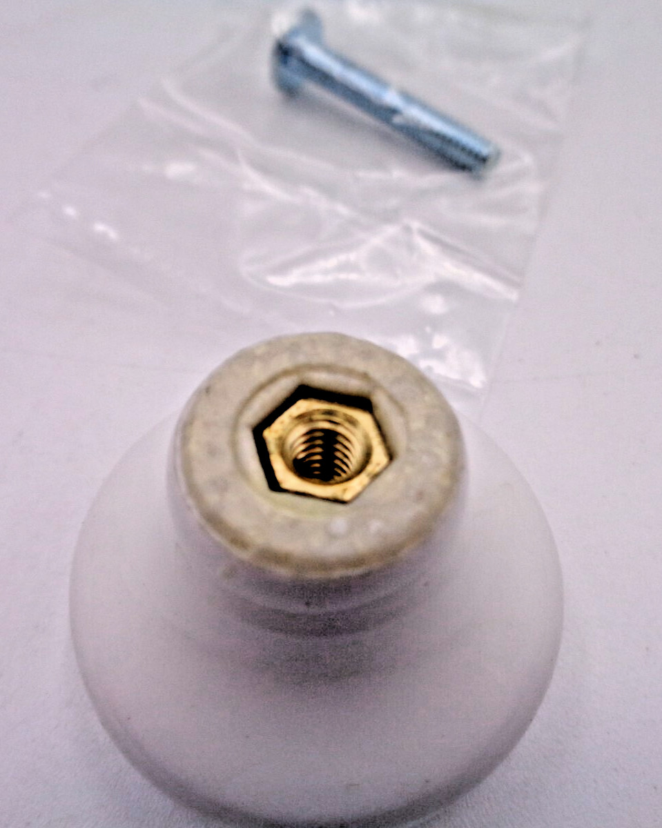 Lot of 10 Vintage NOS Ceramic Cabinet or Drawer Pull Knobs Blue Floral Design