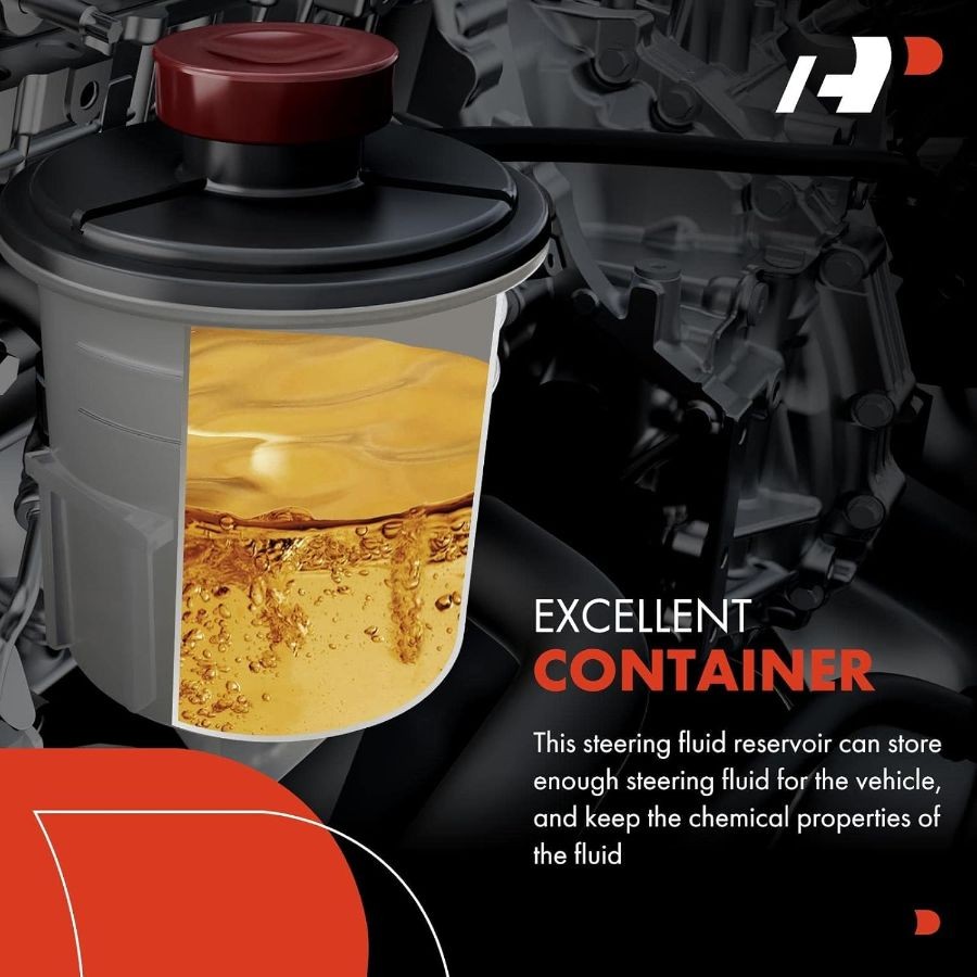 Power Steering Reservoir/Tank with Cap Compatible with CR-V 1997-2001, Civic 199