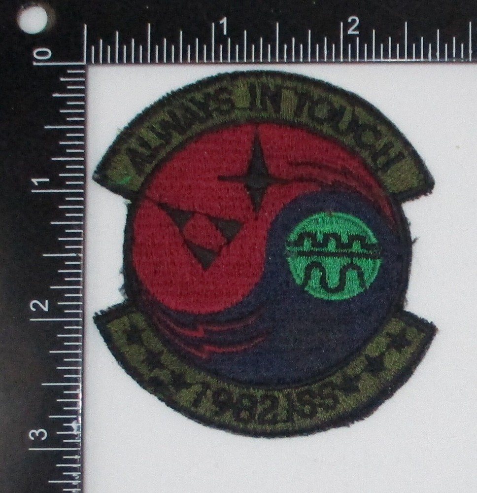 US AIR FORCE ALWAYS IN TOUCH PATCH Vintage Original USAF