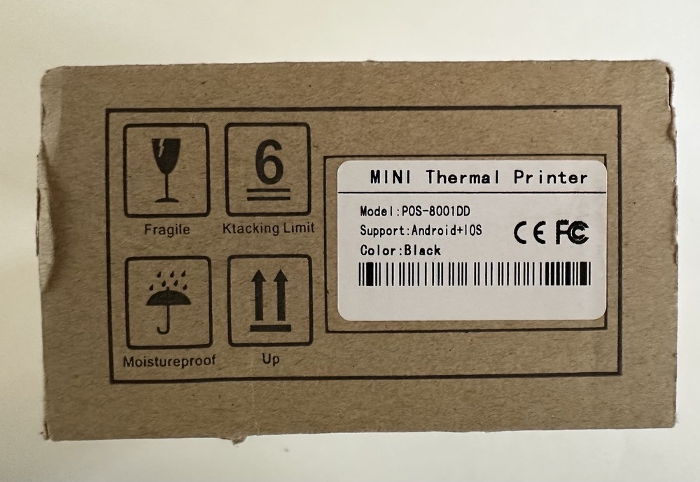 POS-8001DD Mini Receipt Printer New!!