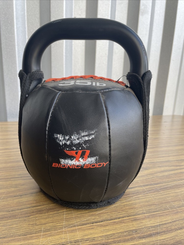 Bionic Body Soft Kettlebell 35 lbs Ergonomic Design for Core Training Pre owned