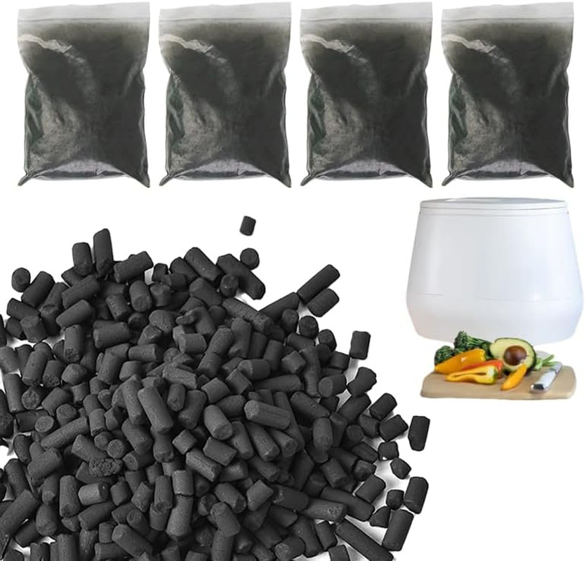 4-Pack (2 Pounds) Odor Absorbing Filter Refills for Lomi Kitchen Composter, Repl