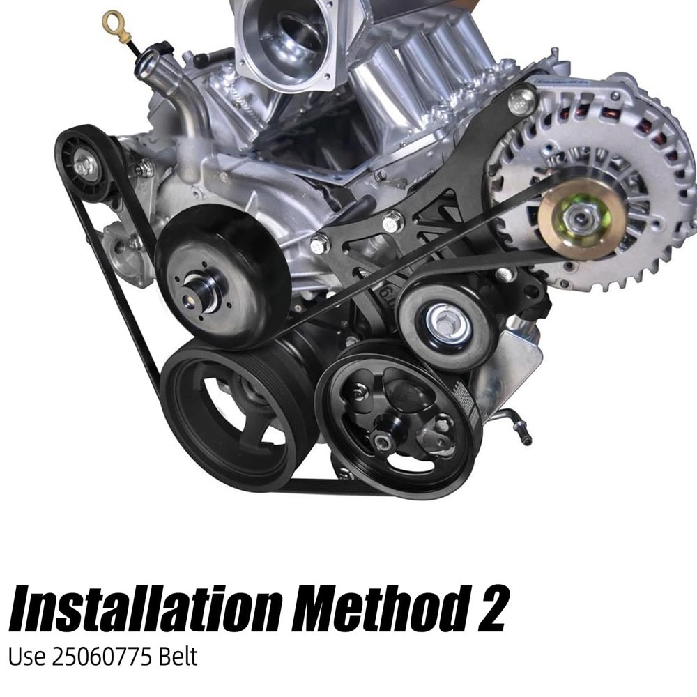 For LS Engine Serpentine Bracket Alternator Power Steering Pump Swap Conversion