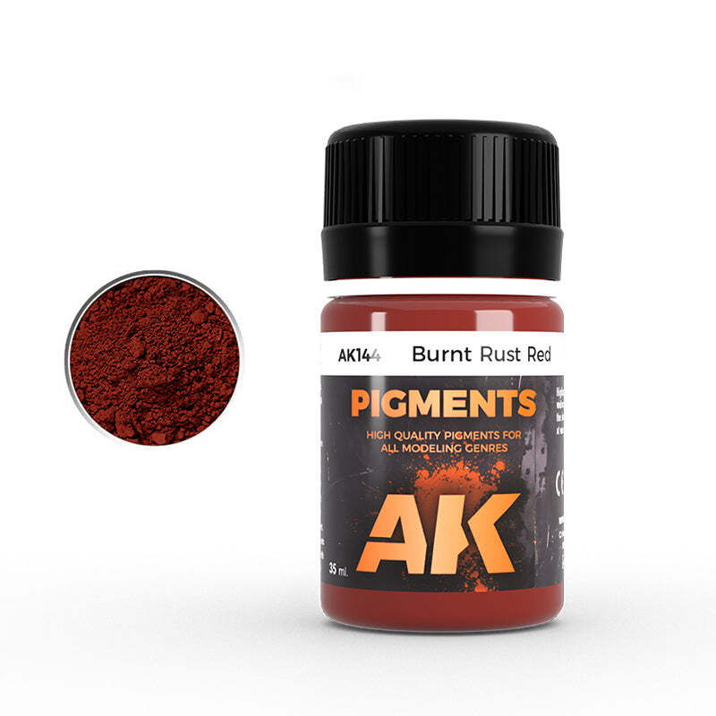 AK Interactive AK144 Burnt Rust Red Pigment 35ml - US