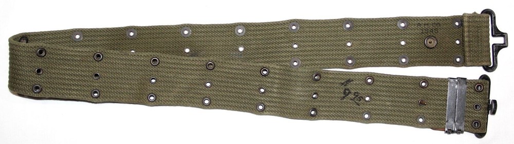 ORIGINAL WWII 1945 DATED OD WEB PISTOL BELT
