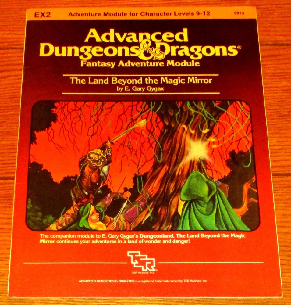 1983 TSR Advanced Module EX2 The Land Beyond the Magic Mirror Adanced D&D NICE!!