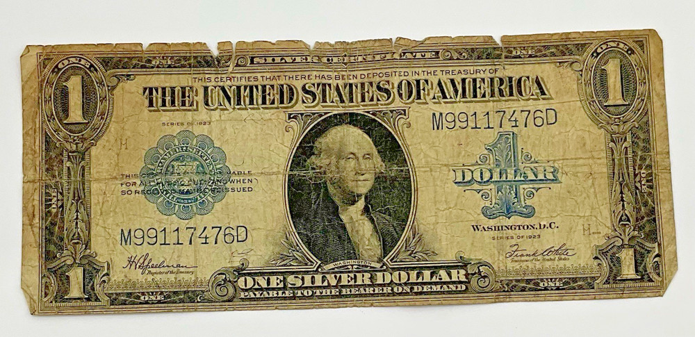 1923 Silver Certificate Large Note