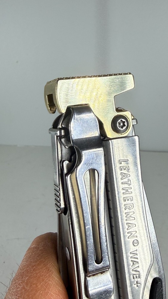 For Leatherman Wave +,SUPERIOR BRASS Hammer Head Mod, Modification, CNC Made