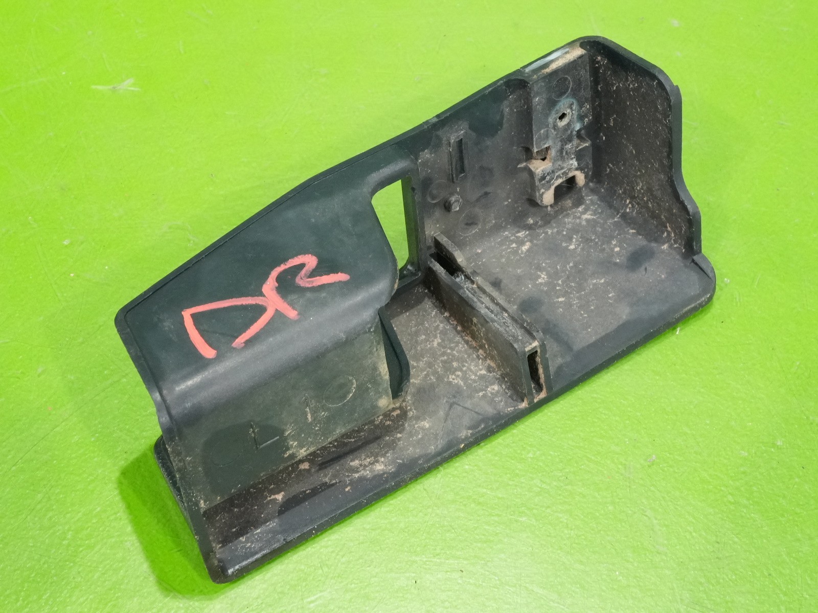 92-95 Civic OEM fuel gas tank trunk hatch popper opener cover trim panel blue