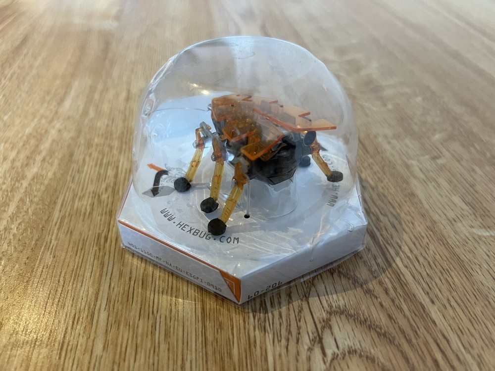 Orange Original Hex Bug Micro Robotic Creatures Battery Powered Robot