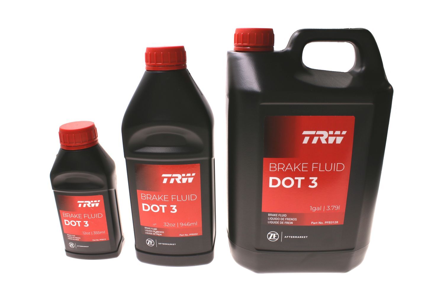 TRW PFB3128 128 oz Brake Fluid DOT 3