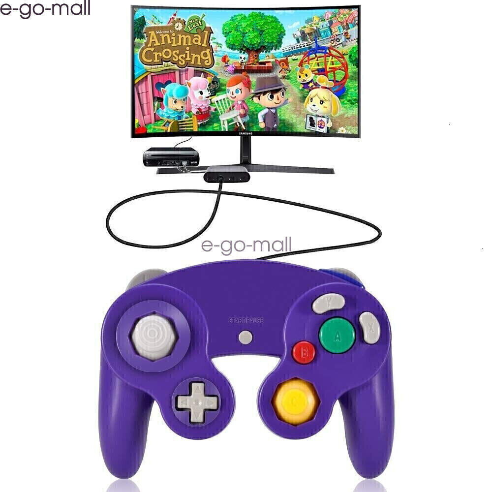 2 Pack Wired Gamecube Controller for Switch Wii U PC(need adapter) GameCube