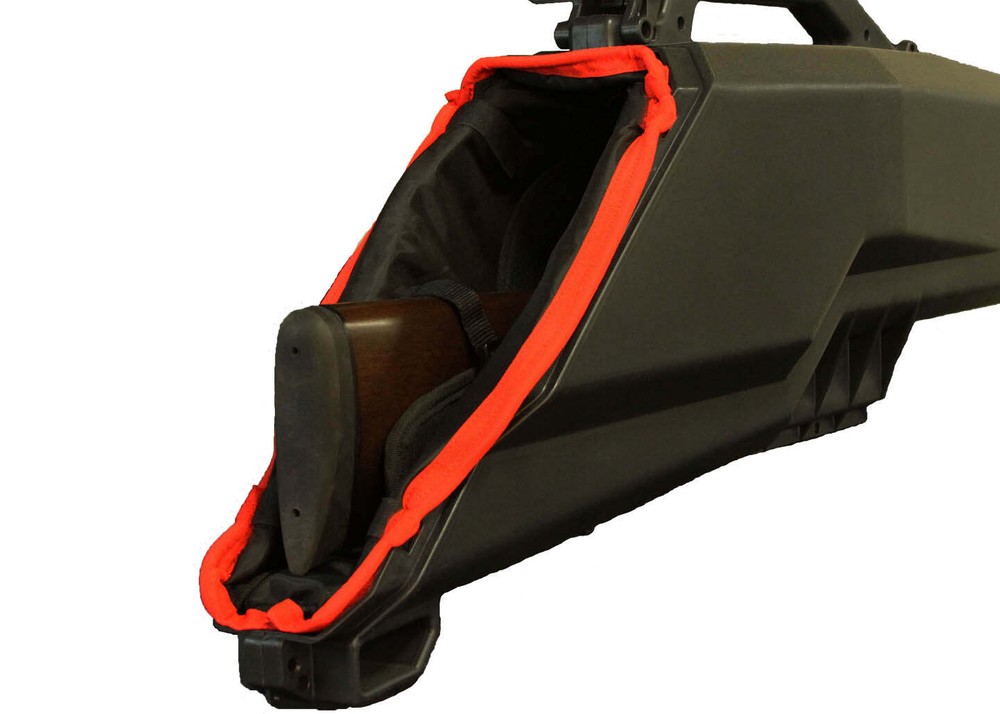 Universal UTV Gun Rifle Holder Hard Case Padded & Bed Mount 2 Cases Defender