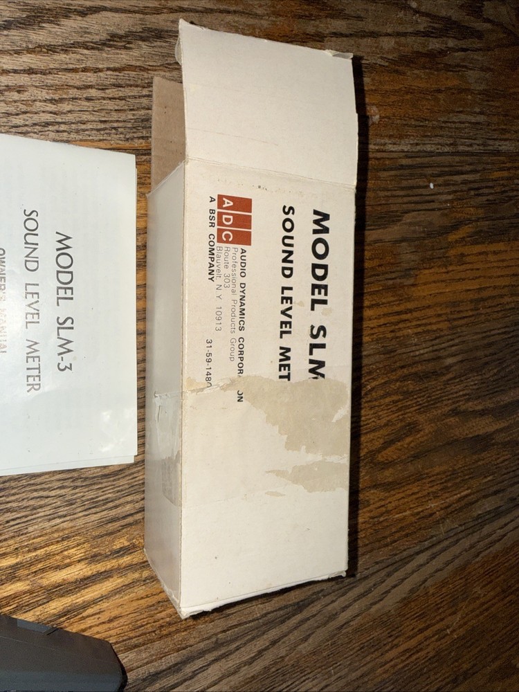 Vintage Audio Dynamics Corporation Sound Level Meter, SLM-3, UNTESTED