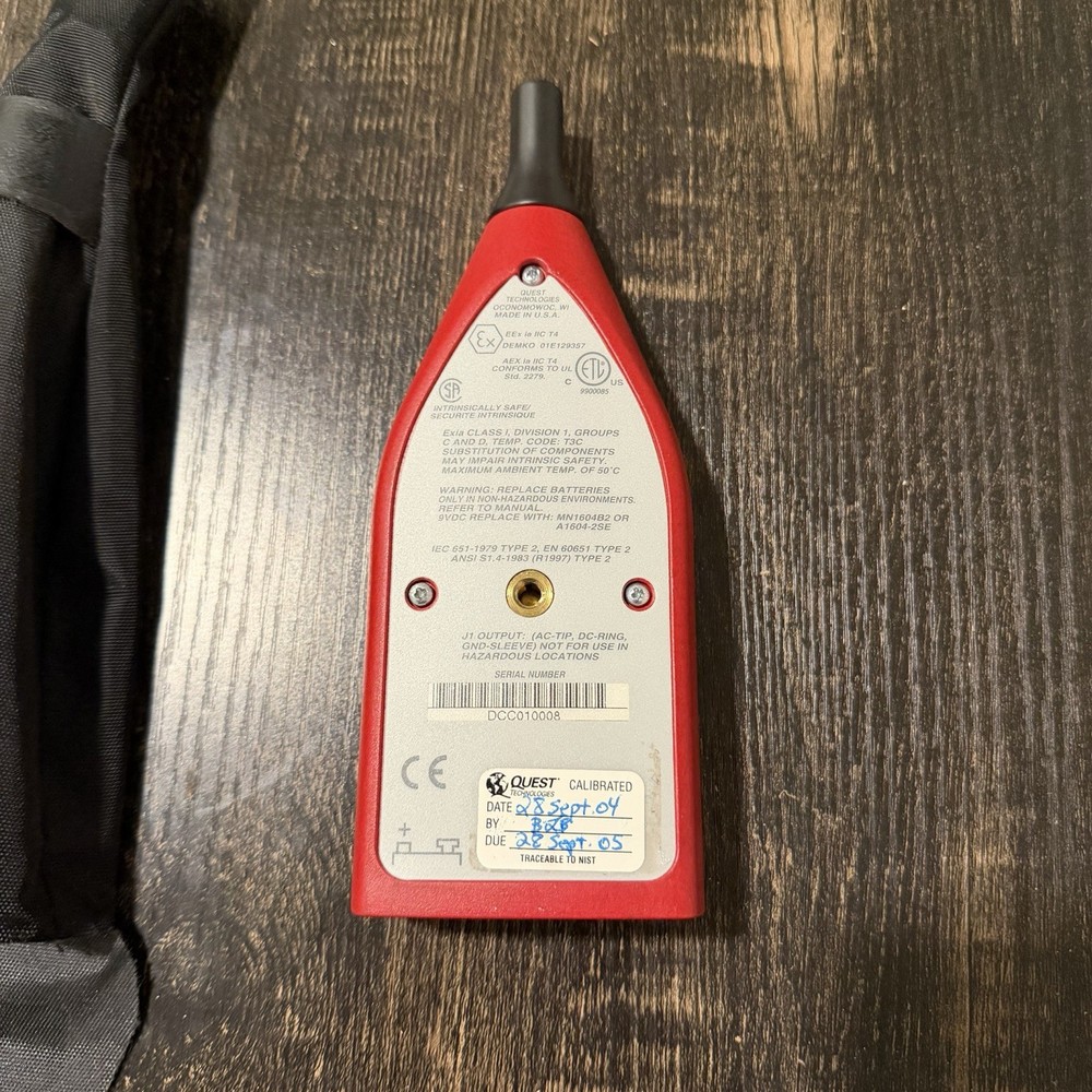 Quest Technologies Model 210 Sound Level Meter Type 2